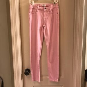 Girls Crown & Ivy Pink Adjustable Pants Size 14